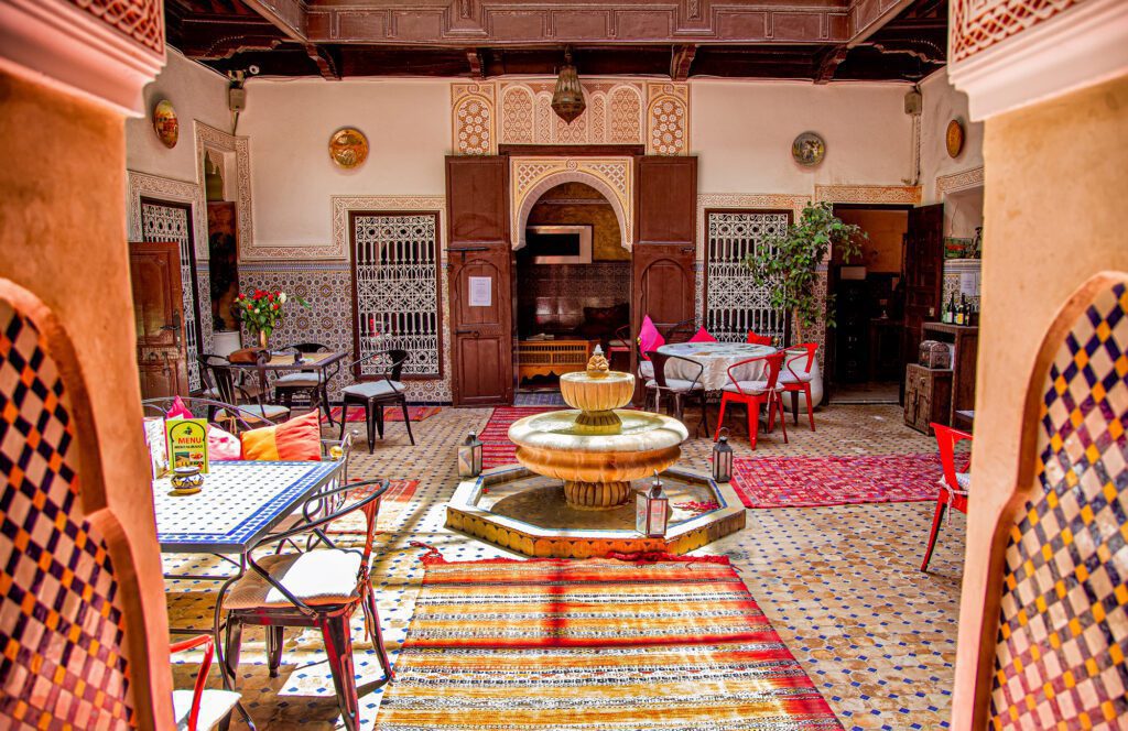 A riad in Morocco