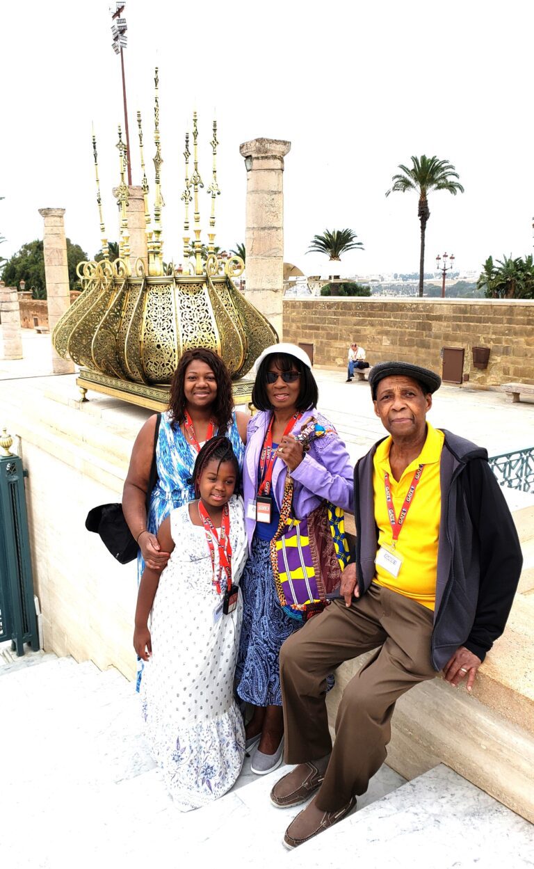 Family picture in Morocco