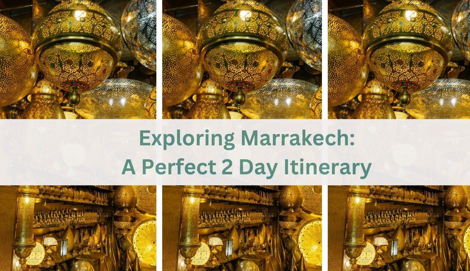 A marketplace in Marrakech