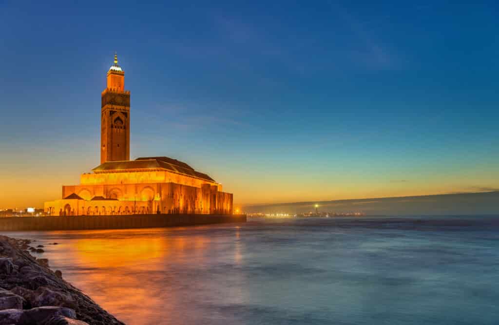 Hassan II Mosque in Casablanca, Morocco