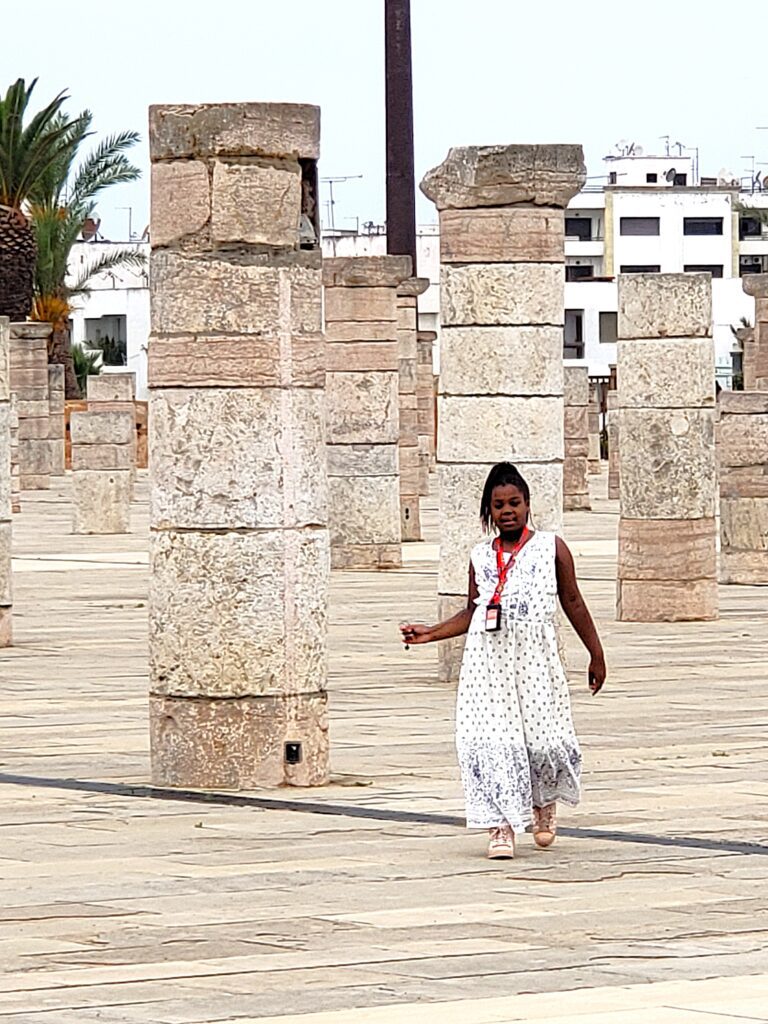 Columns at Hasan Tower Rabat