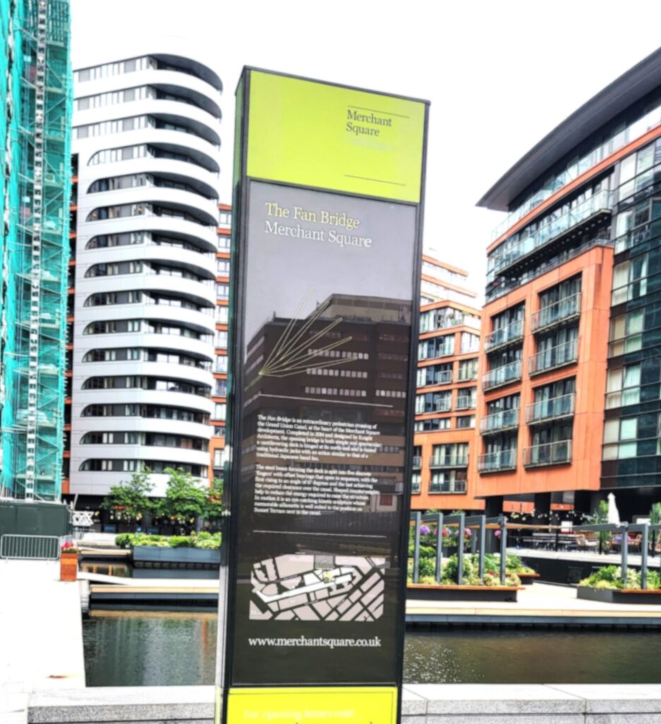 Fan Bridge Merchant Square London