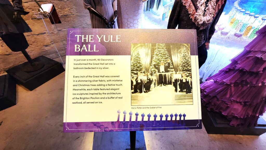 Warner Bros Harry Potter Studio Tour - Yule Ball Triwizard Tournament