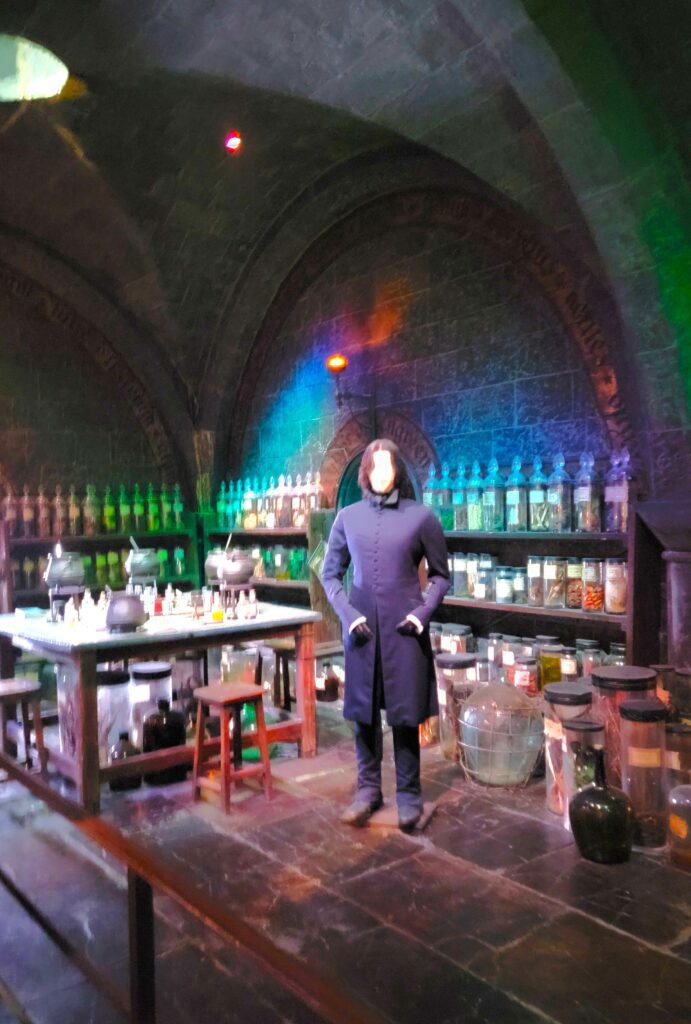Warner Bros Harry Potter Studio Tour - Snape classroom