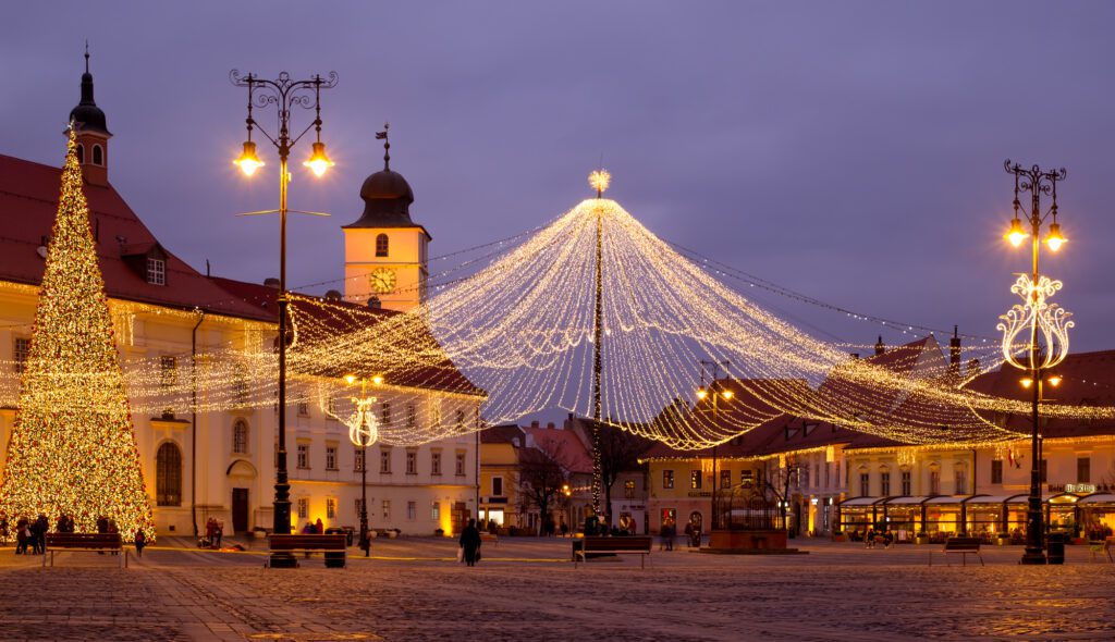Sibiu Romania Christmas Market