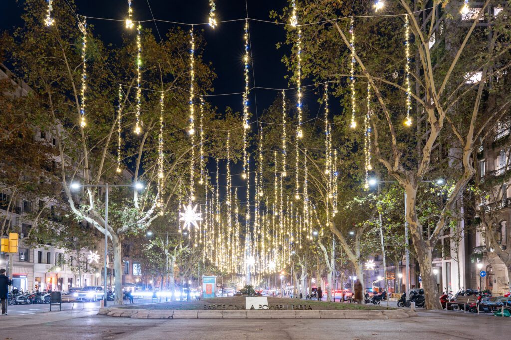 Barcelona Spain Christmas Market