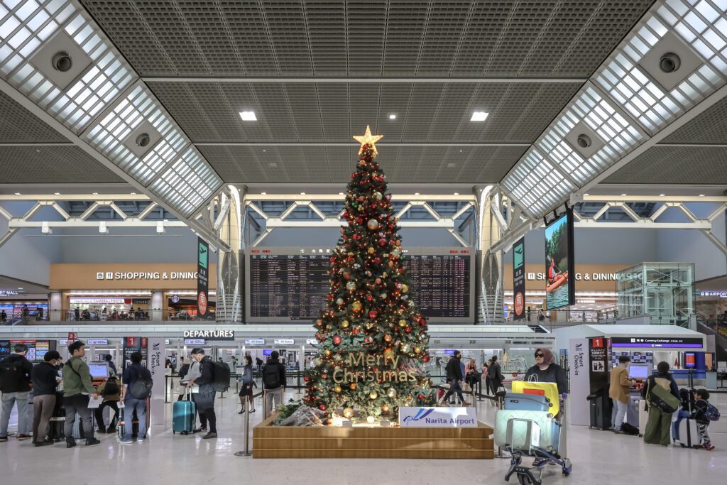 Christmas Tree is airport