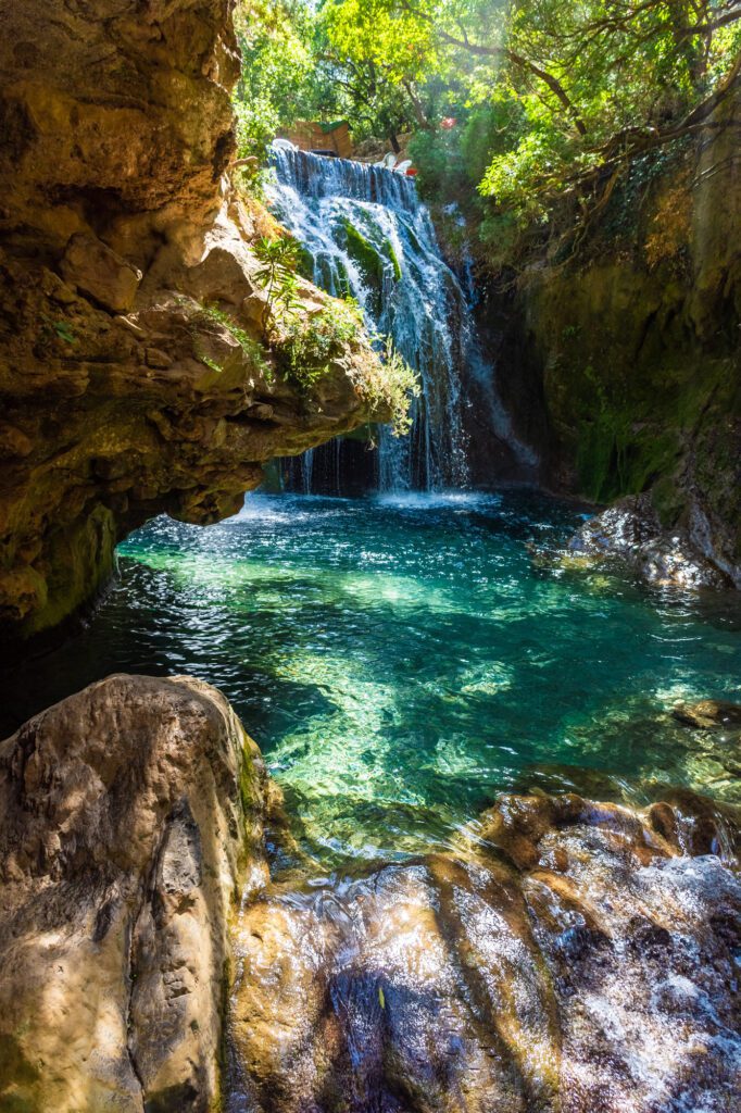 Waterfall of Akchour Chefchaouen Moroco