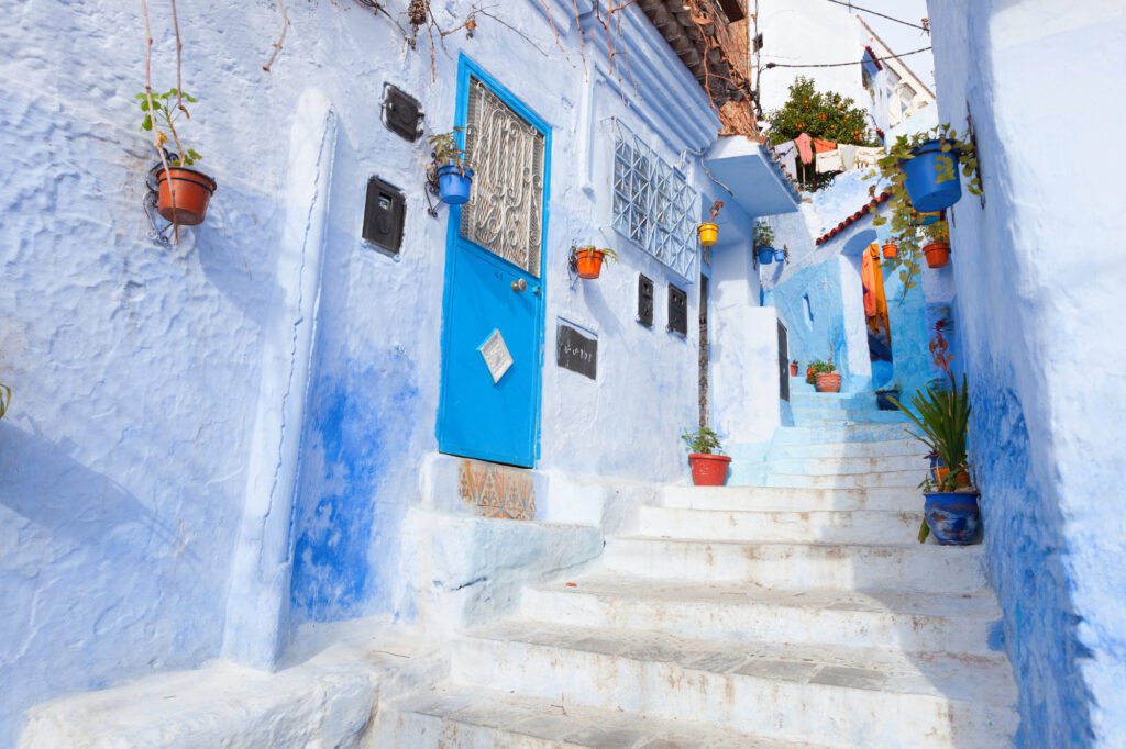Chefchaouen Morocco walkway
